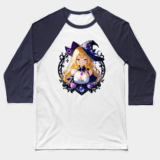 Cute blonde witch Baseball T-Shirt